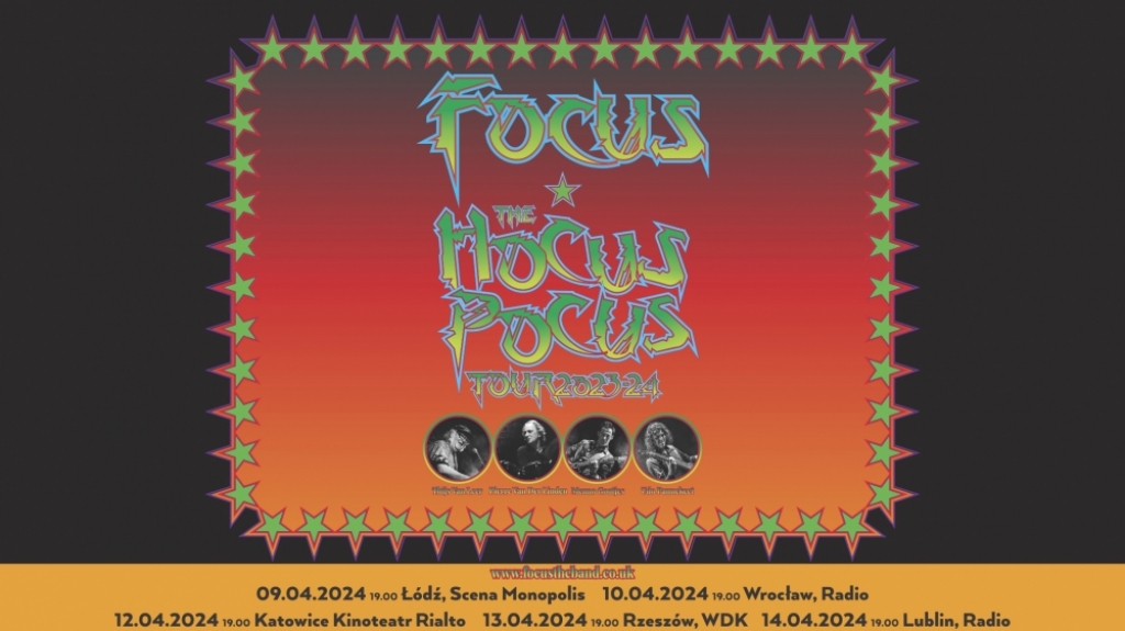 "Hocus Pocus Tour 2024", czyli Focus w trasie - fot. materiały promocyjne