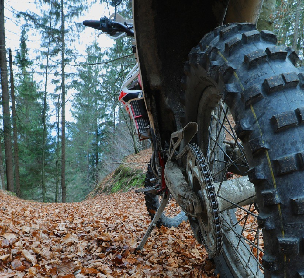 Motocykliści rozjeżdżają ścieżki i niszczą siedliska w lasach - zdjęcie ilustracyjne, fot. Pixabay