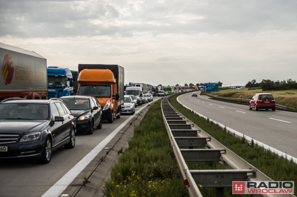 Kolizja na autostradzie A4 w kierunku Wrocławia - fot. ilustracyjne RW