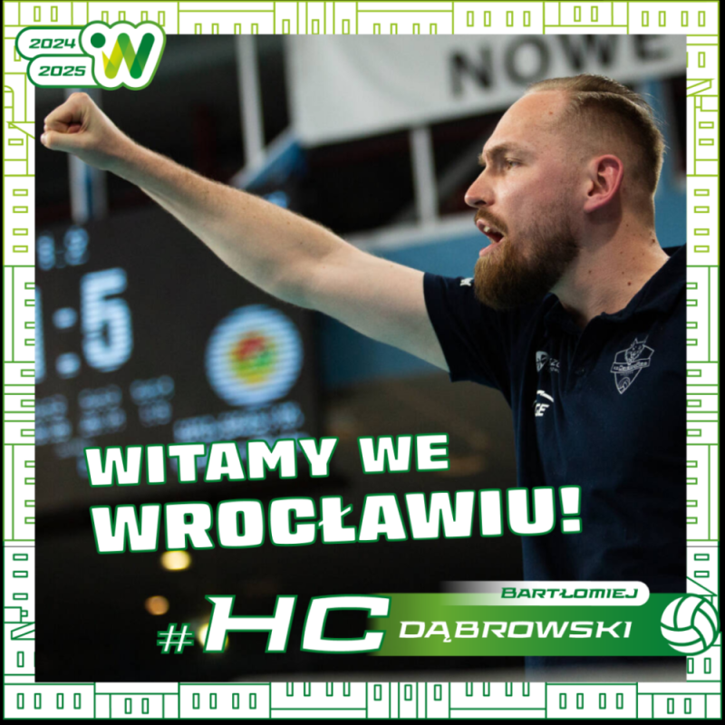 Pracował ze Stephanem Antigą, teraz przejmuje Volley Wrocław - fot. volleywroclaw.pl