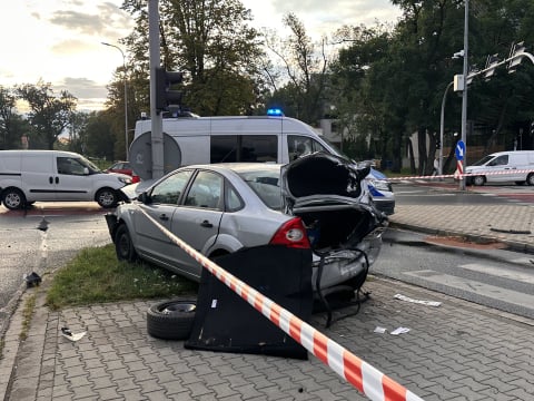 Wypadek na skrzyżowaniu we Wrocławiu - 2