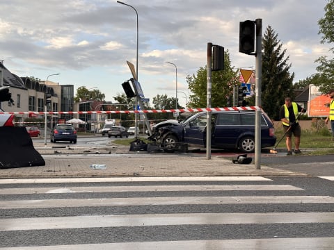 Wypadek na skrzyżowaniu we Wrocławiu - 4