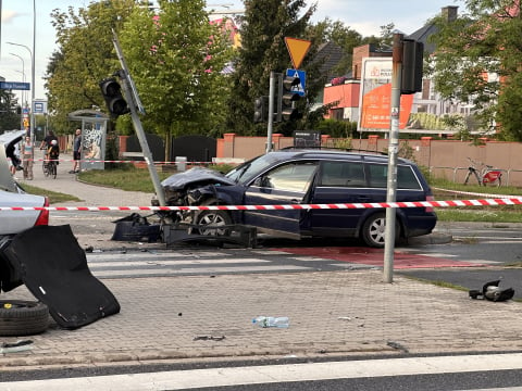 Wypadek na skrzyżowaniu we Wrocławiu - 7