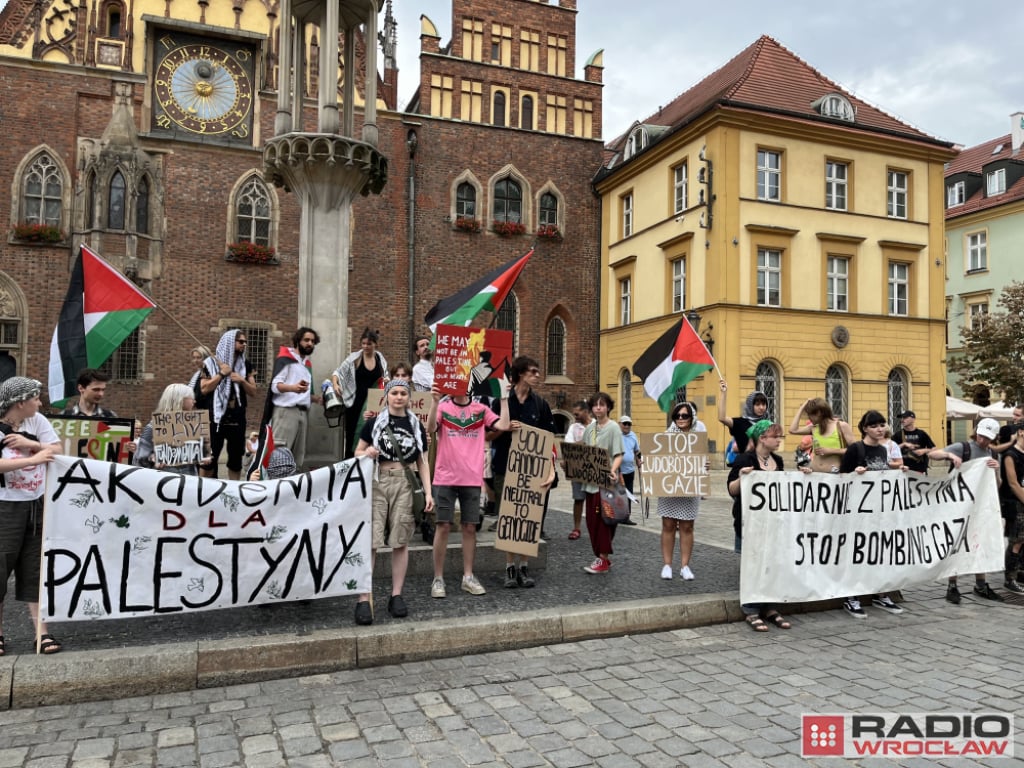 Studenci wciąż solidarni z Palestyną - fot. Beata Makowska