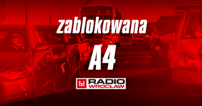 Kolizja na autostradzie A4 w kierunku Wrocławia