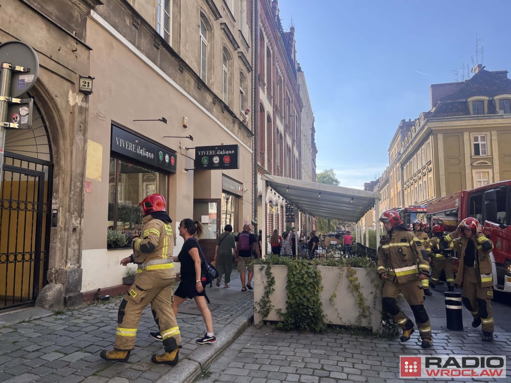 Pożar w kamienicy na wrocławskim Rynku - fot. Joanna Jaros