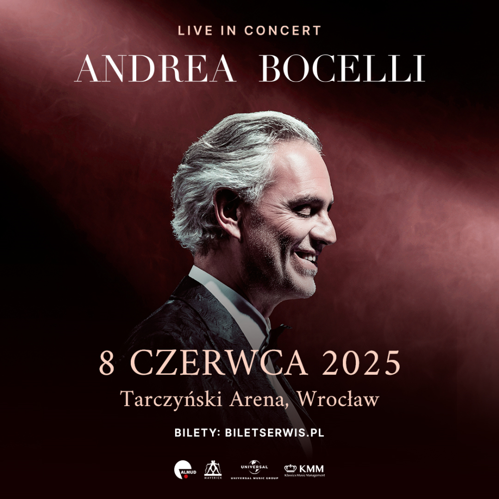 Andrea Bocelli zaśpiewa we Wrocławiu - fot. RW