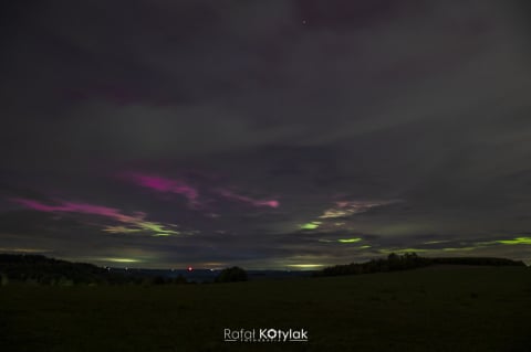 Zorza polarna na Dolnym Śląsku. Zobaczcie piękne zdjęcia! - 0