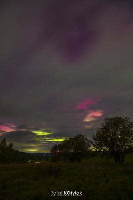 Zorza polarna na Dolnym Śląsku. Zobaczcie piękne zdjęcia! - 3