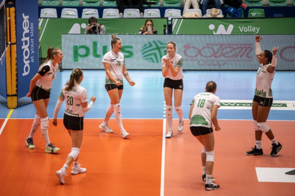 Kolejna wygrana siatkarek #VolleyWrocław - fot. volleywroclaw.pl