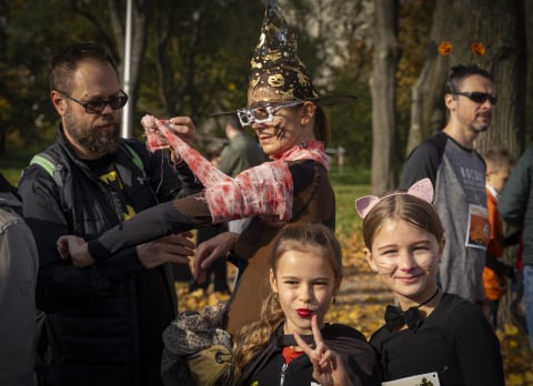 STRAAASZNIEEEEE fajna impreza! Bieg Halloween Radia Wrocław - 17