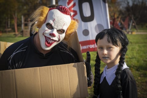 STRAAASZNIEEEEE fajna impreza! Bieg Halloween Radia Wrocław - 29