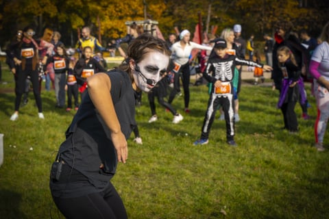 STRAAASZNIEEEEE fajna impreza! Bieg Halloween Radia Wrocław - 56