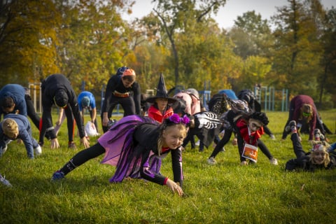 STRAAASZNIEEEEE fajna impreza! Bieg Halloween Radia Wrocław - 57