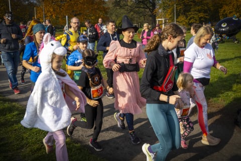 STRAAASZNIEEEEE fajna impreza! Bieg Halloween Radia Wrocław - 58