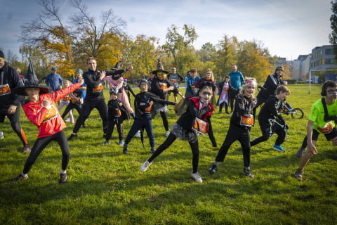 STRAAASZNIEEEEE fajna impreza! Bieg Halloween Radia Wrocław - 62