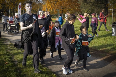 STRAAASZNIEEEEE fajna impreza! Bieg Halloween Radia Wrocław - 87