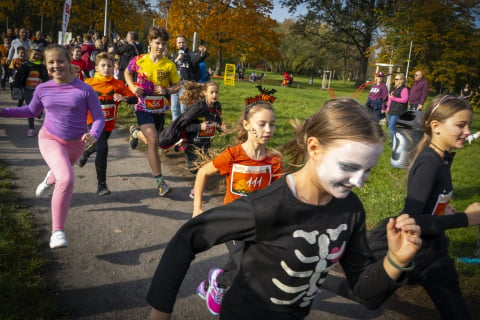 STRAAASZNIEEEEE fajna impreza! Bieg Halloween Radia Wrocław - 91