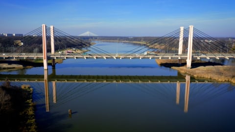 Most Milenijny ma już 20 lat! Zobaczcie, jak wygląda z lotu ptaka - 2