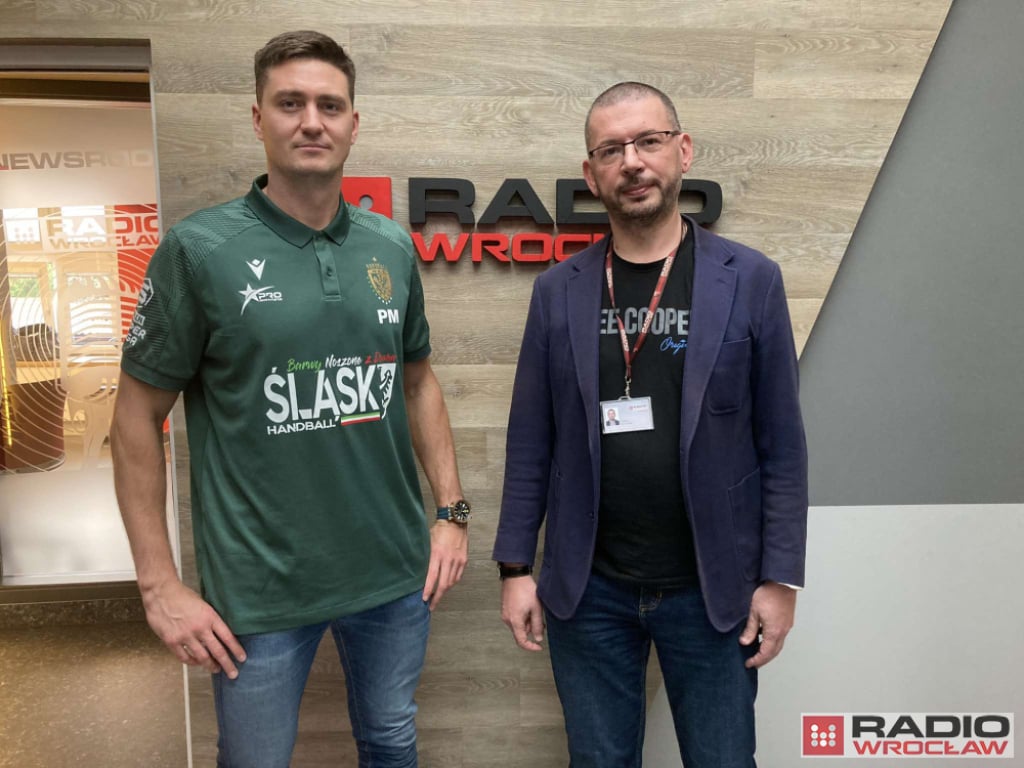 Patryk Małecki był gościem audycji Handballowy Śląsk - fot. RW