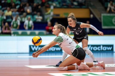 Siatkarki #VolleyWrocław postraszyły faworyta na koniec roku