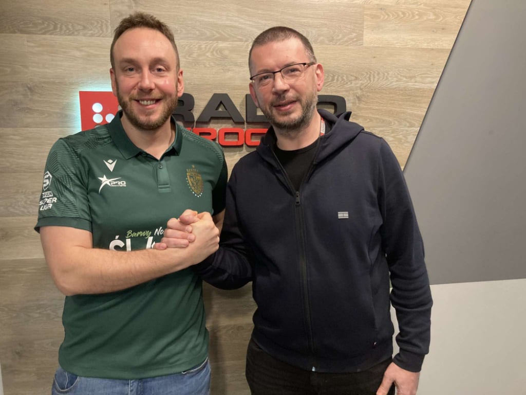 Marcin Ciarkowski był gościem Handballowego Śląska - fot. Radio Wrocław