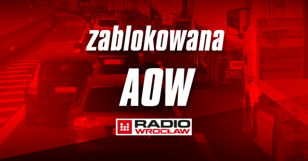 Dwie kolizje na AOW, sześć samochodów osobowych rozbitych. Kierowcy stoją w ogromnym korku