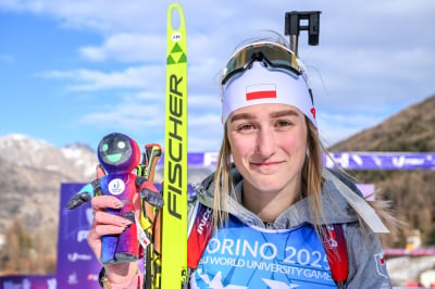 Jeleniogórzanka ze złoty medalem Uniwersjady. Barbara Skrobiszewska była najlepsza w biathlonie