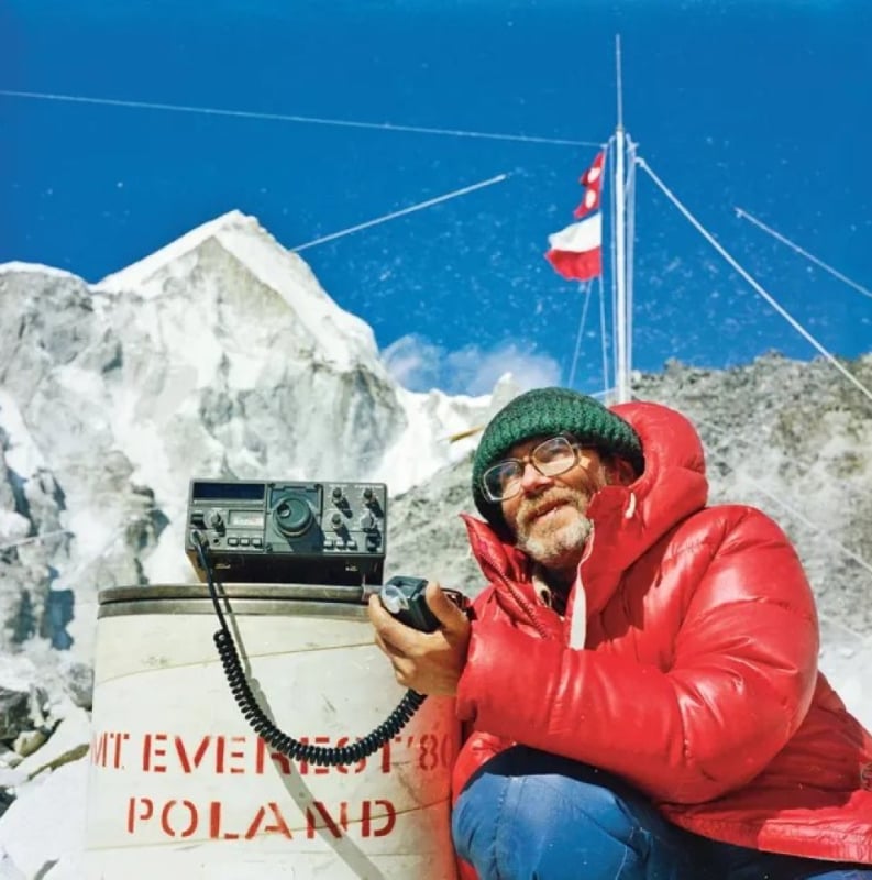 Dźwiękowa Historia – 45 lat zimowego zdobycia Mount Everest  - fot. Marian Piekutowski (archiwum Bogdana Jankowskiego).