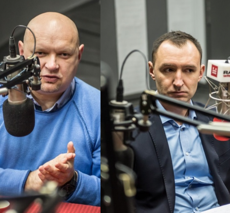 Dwie Racje: W studiu Robert Grzechnik i Maciej Lisowski - fot. archiwum radiowroclaw.pl