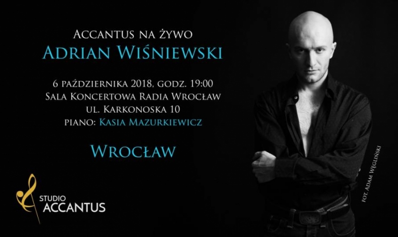 Recital Adriana Wiśniewskiego "Accantus na żywo" - fot. mat. prasowe