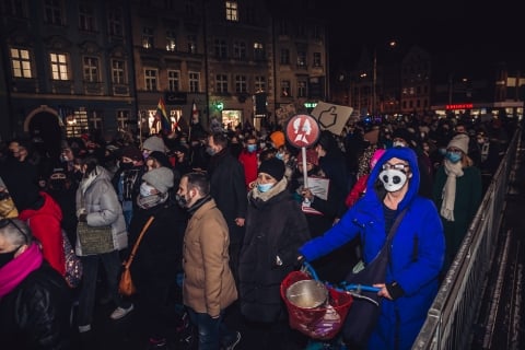 Kolejny protest Strajku Kobiet we Wrocławiu - 10