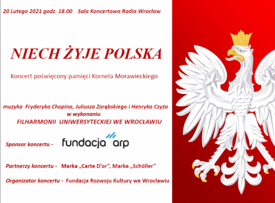 Koncert „Niech żyje Polska” poświęcony pamięci Kornela Morawieckiego