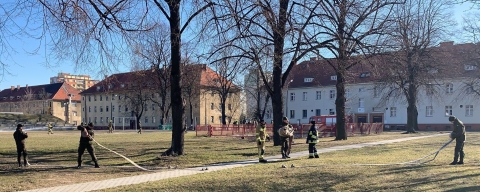 Ćwiczenia 16. Dolnośląskiej Brygady Obrony Terytorialnej z Państwową Strażą Pożarną - 6