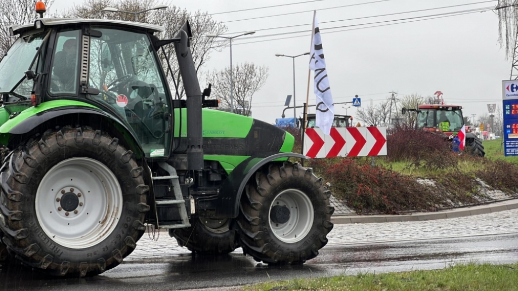 Protest rolników w Zgorzelcu - fot. Jakub Thauer