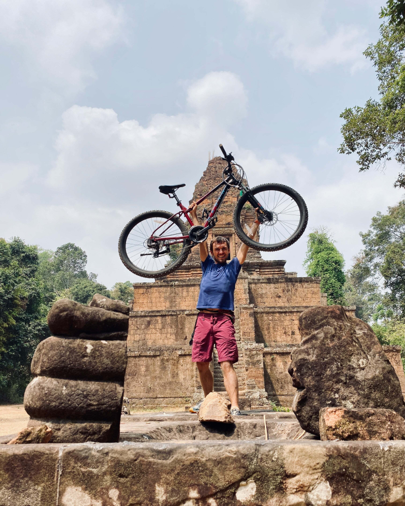 Ostre Koło: Świątynie w Kambodży na rowerze - arch. prywatne Radek Miszczak