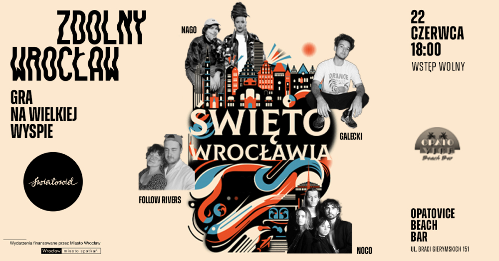 Zdolny Wrocław gra na Wielkiej Wyspie. Święto Wrocławia - fot. materiały prasowe