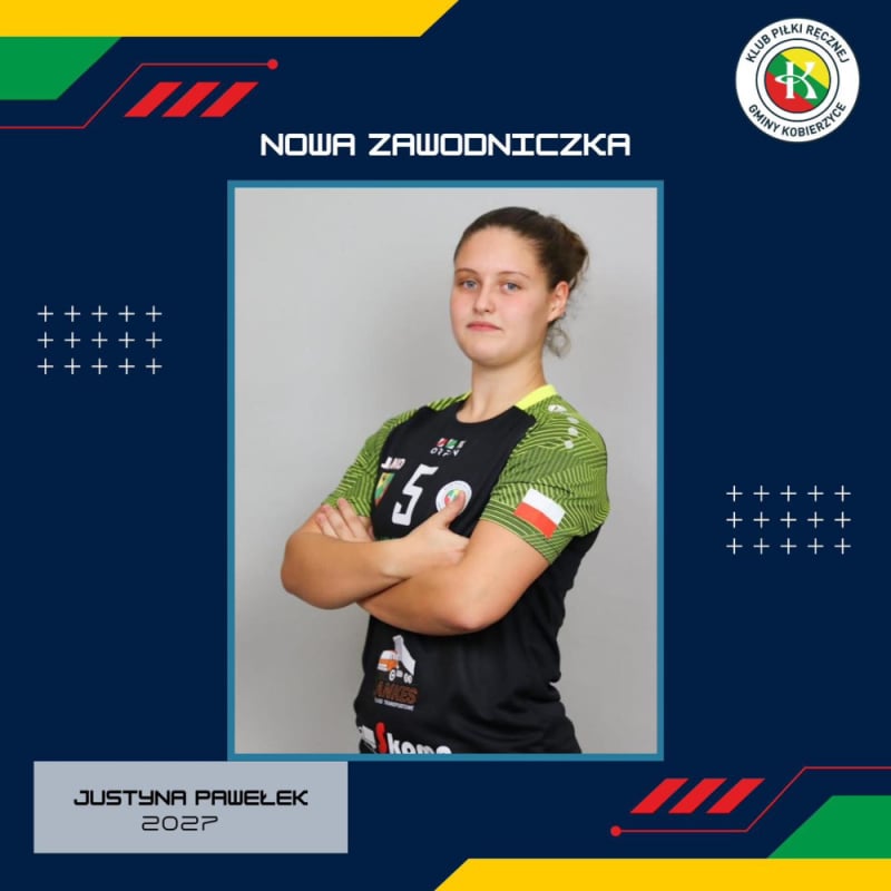 Justyna Pawełek podpisała kontrakt z KPR-em Gminy Kobierzyce - fot. kprkobierzyce.pl