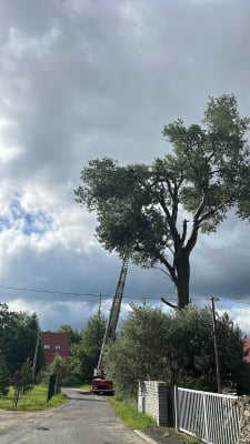 Kule gradu i silny wiatr na Dolnym Śląsku [ZDJĘCIA] - 3