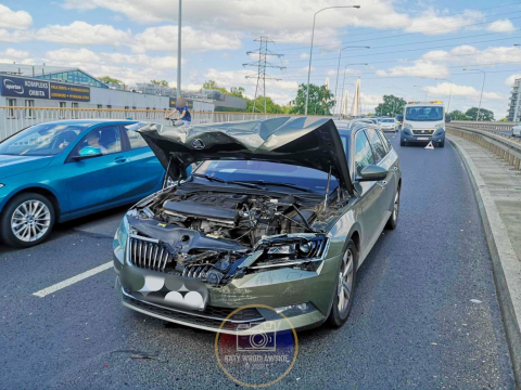 Wypadek na Moście Milenijnym we Wrocławiu - 2