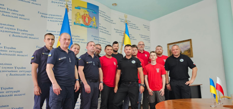 Wałbrzyscy ratownicy wzięli udział w ćwiczeniach na Ukrainie - 0