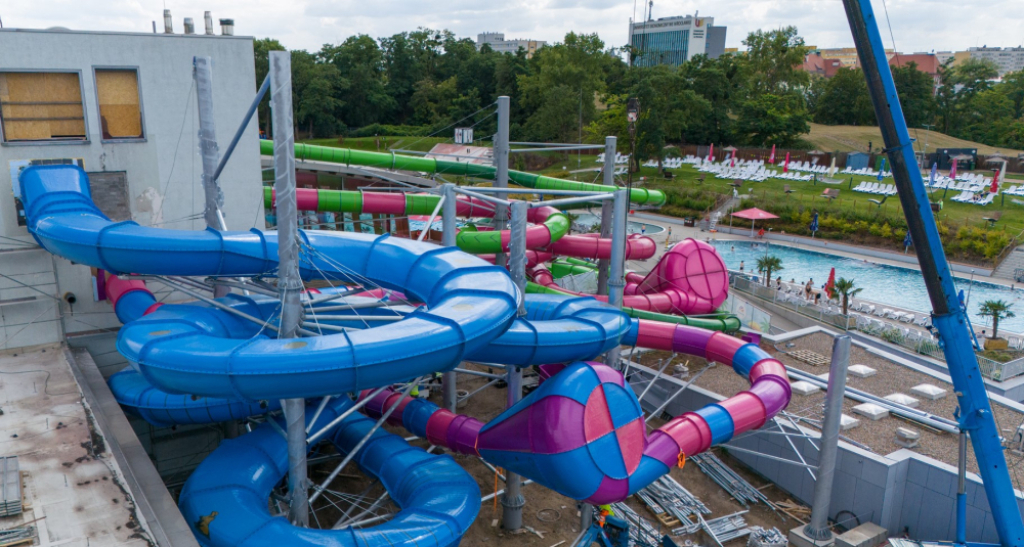 Wrocławski Aquapark ma nową zjeżdżalnię - fot. mat. prasowe