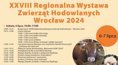 XXVIII Regionalna Wystawa Zwierząt Hodowlanych Wrocław 2024