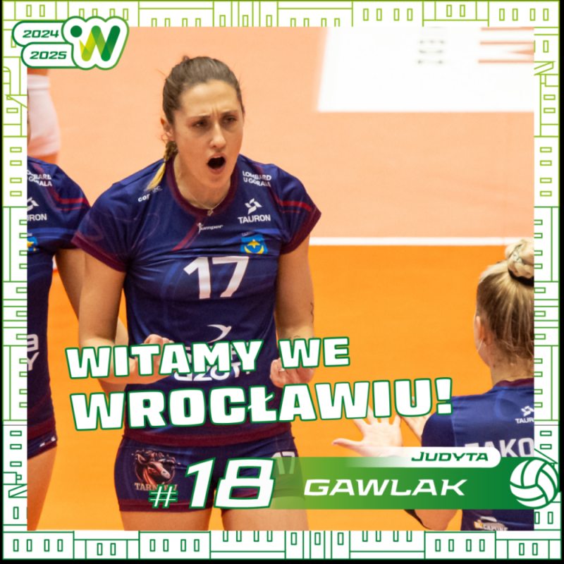 Judyta Gawlik wzmacnia Volley Wrocław - fot. volleywroclaw.pl
