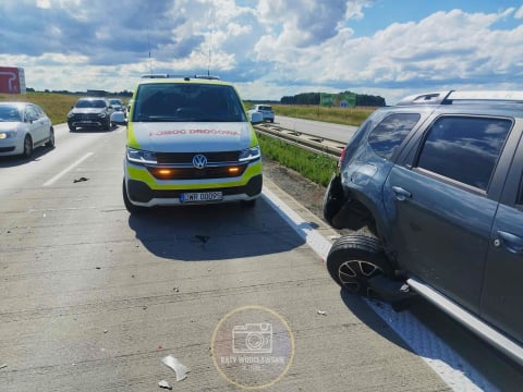 Wypadek na autostradzie A4 w stronę Wrocławia | ZOBACZ ZDJĘCIA - 2