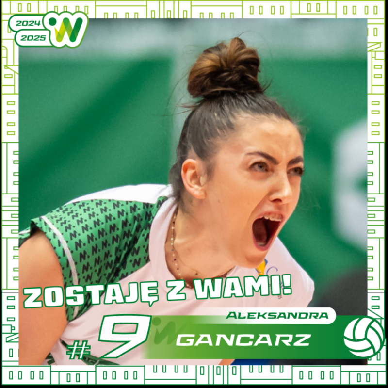 Aleksandra Gancarz przedłużyła umowę z KGHM #VolleyWrocław