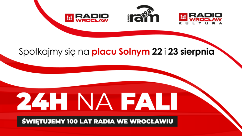 24h na fali - świętujemy 100 lat Radia we Wrocławiu! - fot. RW