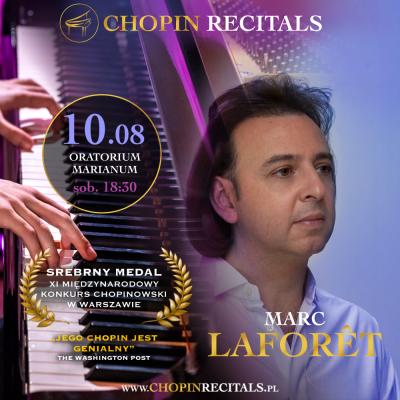 Już 10 sierpnia srebrny medalista Konkursu Chopinowskiego wystąpi w cyklu Chopin Recitals Wrocław!