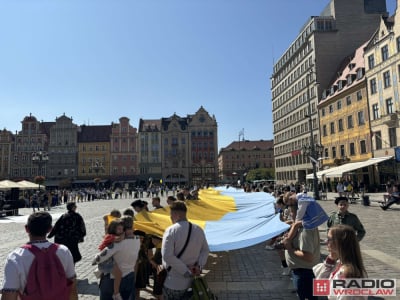 We Wrocławiu świętowali niepodległość Ukrainy