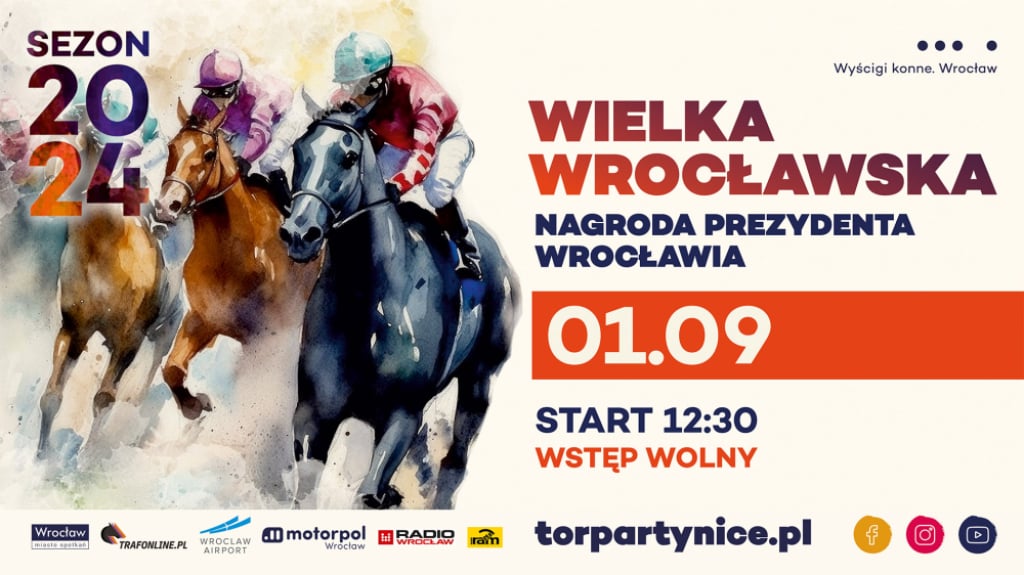 Wielka Wrocławska. Nagroda Prezydenta Wrocławia – 1 września (niedziela) godz. 12:30 – 19:00 - fot. mat. prasowe